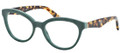 Prada Eyeglasses PR 11RV TFO1O1 Opal Green 52-17-140