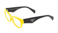 Prada Eyeglasses PR 13QV TFA1O1 Yellow 52-18-140