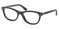 Prada Eyeglasses PR 05QV 1AB1O1 Black Silver 54-16-140
