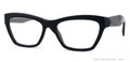 Prada Eyeglasses PR 14QV 1AB1O1 Black 53-17-140