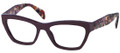 Prada Eyeglasses PR 14QV ROM1O1 Violet 53-17-140
