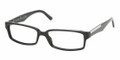 Prada Eyeglasses PR 01MV 7BN1O1 Silver Black 52-15-140