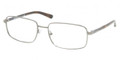Prada Eyeglasses PR 51NV 9AH1O1 Gunmetal 57-17-140