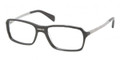 Prada Eyeglasses PR 15NV BRO1O1 Black 54-17-140