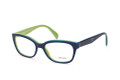 Prada Eyeglasses PR 20PV OAB1O1 Blue Turquoise Green 52-17-140