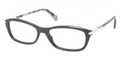 Prada Eyeglasses PR 04PV 1AB1O1 Black 52-17-135