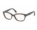 Prada Eyeglasses PR 20PV 2AU1O1 Havana 54-17-140