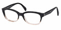 Prada Eyeglasses PR 20PV QFJ1O1 Black Gradient Pink 52-17-140