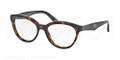 Prada Eyeglasses PR 11RV 2AU1O1 Havana 50-17-140