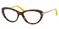 Prada Eyeglasses PR 08RV 2AU1O1 Havana 54-17-140
