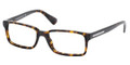 Prada Eyeglasses PR 15QV 2AU1O1 Havana 52-17-145
