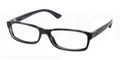 PRADA Eyeglasses PR09OV EAR1O1 Striped Blue Horn 55MM