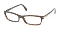 Prada Eyeglasses PR 14NV 2AU1O1 Havana 52-16-135