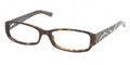 Prada Eyeglasses PR 15LV 2AU1O1 Havana 51-16-135