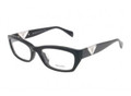 Prada Eyeglasses PR 10OVA 1AB1O1 Black 52-18-135