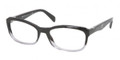 Prada Eyeglasses PR 21OV ZYY1O1 Black 55-17-135