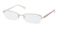 Prada Eyeglasses PR 52OV EAG1O1 Pale Gold 52-17-135