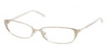 Prada Eyeglasses PR 54OV FAC1O1 Gold 52-16-135