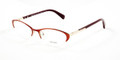 Prada Eyeglasses PR 54PV LAS1O1 Bordeaux Pale Gold 51-17-135