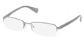 Prada Eyeglasses PR 57OV 7CQ1O1 Gunmetal 53-18-140