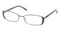 Prada Eyeglasses PR 58OV FAR1O1 Black Gunmetal 55-16-135