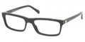 Prada Eyeglasses PR 06NV 1AB1O1 Gloss Black 53-17-140
