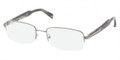 Prada Eyeglasses PR 58NV 5AV1O1 Gunmetal 52-18-140
