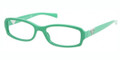 Prada Eyeglasses PR 10NV DAJ1O1 Green 51-16-135