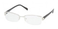 Prada Eyeglasses PR 53NV 2BB1O1 Steel 53-17-140