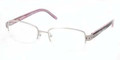 Prada Eyeglasses PR 57MV 3AX1O1 Black Pink 50-17-135