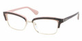 Prada Eyeglasses PR 21PV MAL1O1 Havana Pink 51-17-140