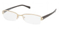 Prada Eyeglasses PR 53NV AB61O1 Pale Gold 54-17-140