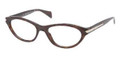 Prada Eyeglasses PR 18PV 2AU1O1 Havana 54-17-135