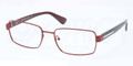 Prada Eyeglasses PR 60QV ROP1O1 Matte Bordeaux 54-18-140