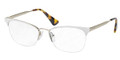 Prada Eyeglasses PR 65QV SL41O1 Ivory/Pale Gold 51-17-140