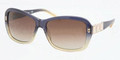 Tory Burch TY7025 Sunglasses 951/13 Navy Olive Fade