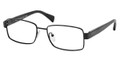 Prada Eyeglasses PR 53RV 1BO1O1 Matte Black 54-17-140