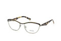 Prada Eyeglasses PR 55RV TFR1O1 Grey Pale Gold 53-17-140