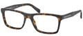 Prada Eyeglasses PR 06RV HAQ1O1 Matte Havana 55-18-145