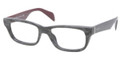Prada Eyeglasses PR 11QV DHP1O1 Matte Black 54-18-145