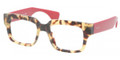 Prada Eyeglasses PR 12QV 7S01O1 Havana 49-18-140
