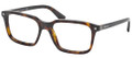 Prada Eyeglasses PR 04RV 2AU1O1 Havana 52-17-140