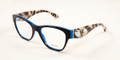 Prada Eyeglasses PR 07RV TFF1O1 Top Blue Azure 51-18-140