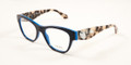 Prada Eyeglasses PR 07RV TFF1O1 Top Blue Azure 53-18-140