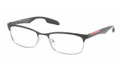 Prada Sport Eyeglasses PS 54DV GAQ1O1 Silver Black 51-18-140