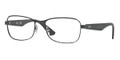Ray Ban Eyeglasses RX 6307 2503 Matte Black 53-17-140