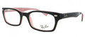 Ray Ban Eyeglasses RX 5150 5024 Black On Pink 50-19-135