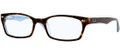 Ray Ban Eyeglasses RX 5150 5023 Top Havana On Transparent Azure 50-19-135