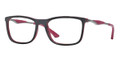 Ray Ban Eyeglasses RX 7029 5259 Top Black On Matte Bordeaux 53-17-145