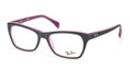 Ray Ban Eyeglasses RX 5298 5386 Top Matte Brown On Opal Pink 53-17-135